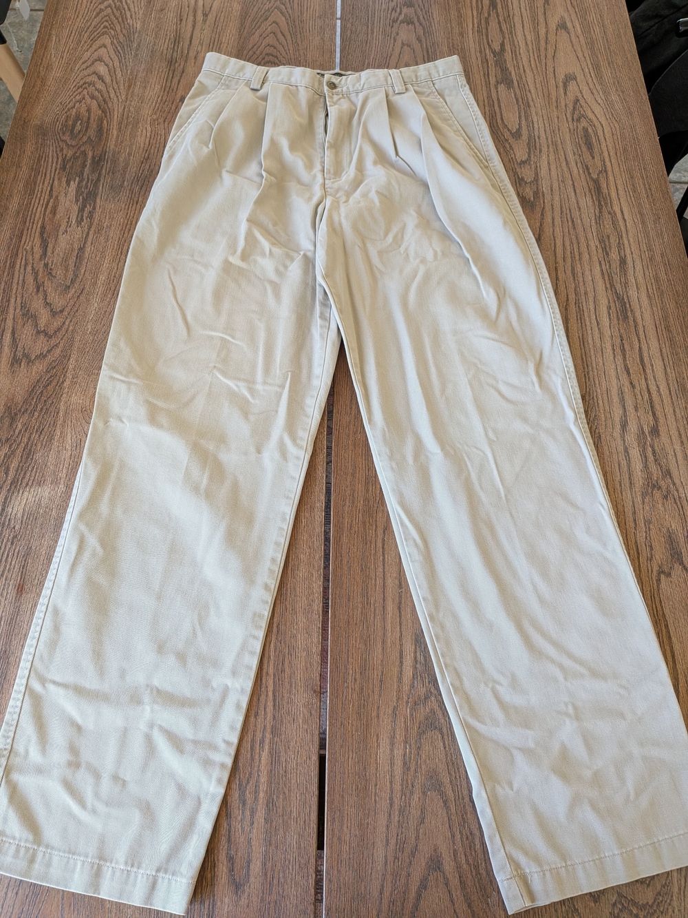 Dockers Basic Twill Knaki High Rise Cinch Waist Pants